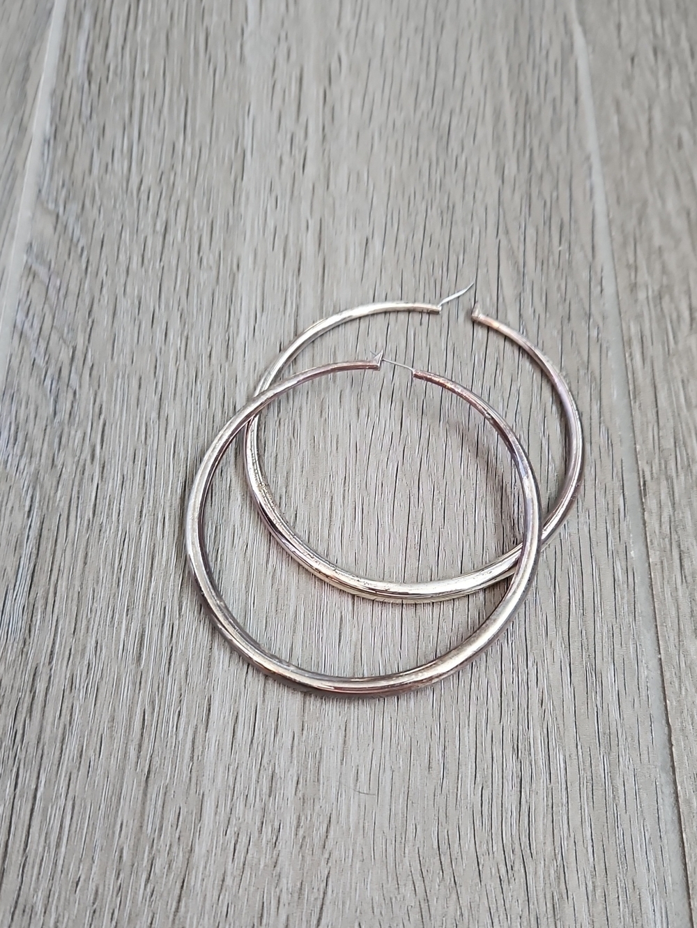 Classic Silver Hoop Earrings - Elegant Women's Jewelry